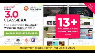 WordPress шаблон Classiera 3.0.4 - доска объявлений