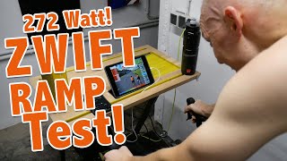 272 Watt beim Zwift RAMP Test: So leidet unser Athlet Julian – inkl. How To Anleitung