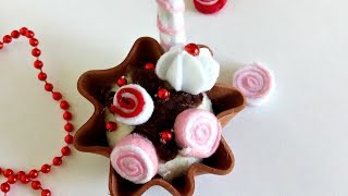 Мастер класс пироженка из фоамирана и флиса