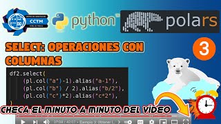 ‍ ️ Contextos en Polars: Select | Selección y operaciones con columnas | Polars | Python