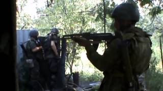 Видео реального боя отряда Моторолы, Новороссия. Real shooting fight Ukraine vs Novorussia SWAT