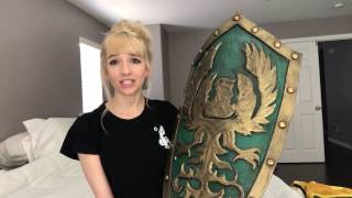 Dark Souls III Golden Wing Crest Shield | How to Make a Curved Cosplay Shield