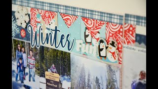 Scrapbook Process 216 "Winter Fun" Collaboration with Lisa Brooks