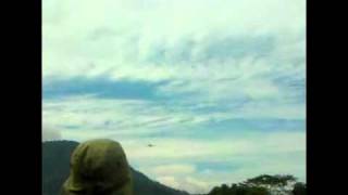 Aircobra Attacking Mount Ledang at Asahan