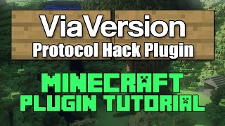 ViaVersion 1.12 Protocol Hack Plugin Minecraft Tutorial