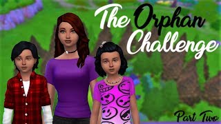 The Sims 4: The Orphan Challenge (Part 2) RUDE FOOD STAND LADY!