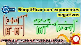 ???? ¿Cómo simplificar sin calculadora? | Leyes de los exponentes | Con comprobación |