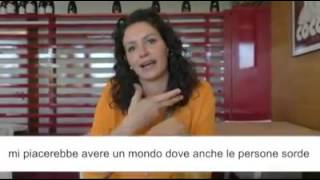 Bergamonews - Il mondo dei non udenti spiegato da Ilaria