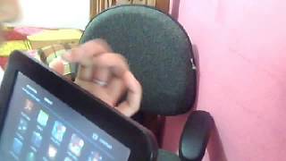 Mostrando meu tablet novo