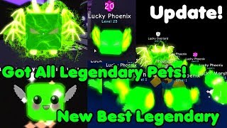 Update! Got All New Legendary Pets! Lucky Overlord! Lucky Phoenix and More! - Bubble Gum Simulator