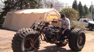 Black Widow Monster Trike test drive