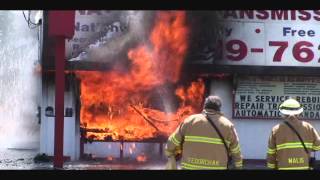 National Transmission In Portage A Total Loss, 3 Alarms. Multiple Cars Burn, 3 Injured.
