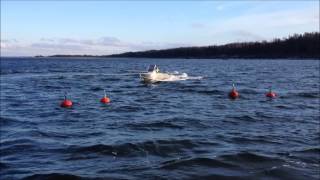 UMS 450 CC + Mercury F30 ELPT Efi test-drive on Tallinn Bay