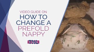 How to change a prefold nappy system Demonstrated By The Nappy Lady