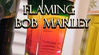 Flaming Bob Marley Shot - Bob Marley Drink Recipe - theFNDC.com