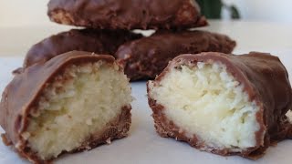 Конфеты "Баунти" Намного Вкусней Чем из Магазина:) Bounty Chocolate Sweets, English Subtitles