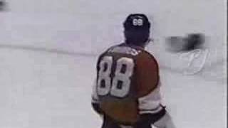 Alexei Kasatonov vs Eric Lindros Hockey Fight