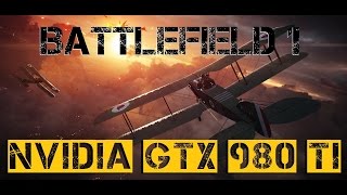 BF1 GTX 980Ti 4770K Battlefield one Gameplay 2560x1440 Gsync