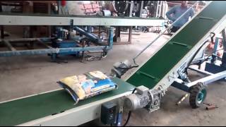 belt conveyor from ground to truck loader/ stacker