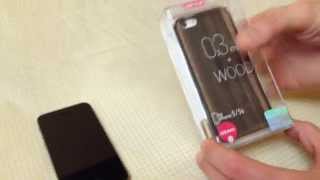 Ультратонкий чехол для iPhone 5/5S - Ozaki O!coat 0 3+ Wood