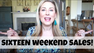 SIXTEEN Weekend Sales!!! | Marnie Minute