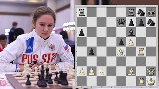 Полина Шувалова жертвует ФЕРЗЯ, ЛАДЬЮ, ПЕШКИ! Сицилианская защита. Вариант Найдорфа