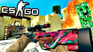 MINECRAFT В CS:GO - НОВЫЙ РЕЖИМ - Безумная карта!(MODS)