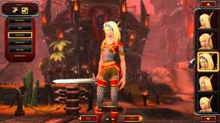 WoW - Draenor - BLOOD ELF FEMALE Customization @ [4K]