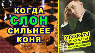 Когда СЛОН в шахматах СИЛЬНЕЕ коня Шахматные УРОКИ ОБУЧЕНИЕ для начинающих онлайн Правила игры