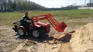 Мини-погрузчик БЛ-132 на базе "Агромобиля" #2