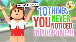 10 Things YOU NEVER NOTICED In Adopt Me!!! | SunsetSafari