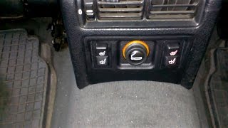 БМВ Е34 Ремонт установка задней консоли BMW E34
