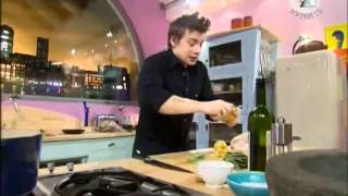 Жить вкусно с Джейми Оливером - Сытный обед часть 1
