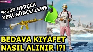 BEDAVA KIYAFET VE SİLAH SKİNİ ALMAK %100 GERÇEK PUBG MOBİLE !!!!