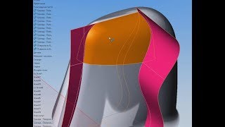 48 урок SOLIDWORKS отсечь фигурную часть от поверхности