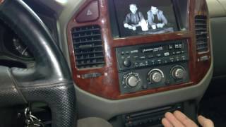 Pajero установка планшета