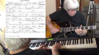 Ana Maria - Jazz guitar & piano cover -( Wayne Shorter ) Yvan Jacques