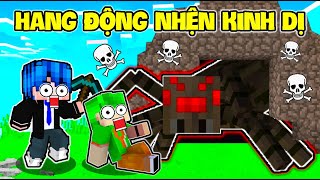 PHONG CẬN THỬ THÁCH 24 GIỜ TIÊU DIỆT HANG ĐỘNG NHỆN KHỔNG LỒ KINH DỊ TRONG MINECRAFT