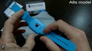 Детские смарт-часы с GPS - А8s. ХИТ! Обзор новинки.