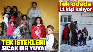 9 Çocukla Tek Göz Odada Yaşam Mücadelesi...