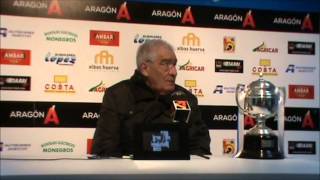 Sariñena 1 - 3 Tudelano. Declaraciones de Mandiola y Villanova