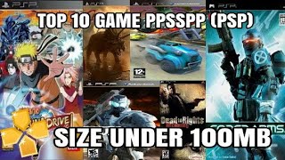 Top 10 ppsspp (PSP) Games under 100 MB (2019) - With Download Link | GoblinTV