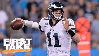 First Take debates if Carson Wentz has 'arrived' | First Take | ESPN