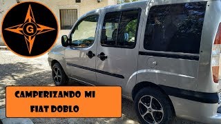 #1 FIAT DOBLO MINI CAMPER PARA VIAJAR / MODULO CAMPER / GINESSOT