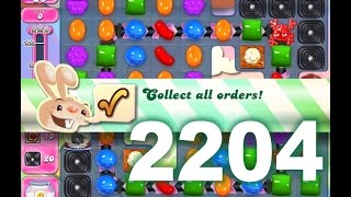 Candy Crush Saga Level 2204 (No boosters)