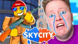 Игра от Поззи ▶ Roblox Sky City - У МЕНЯ БОМБИТ ????