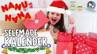 DIY Adventskalender Box für Kinder von NANU NANA ? 24 tolle Geschenke ?Geschichten und Spielzeug