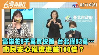 2022.05.10【台灣向前行 Part6】 高雄花5千萬買快篩 台北僅53萬… 市民安心程度也差100倍？