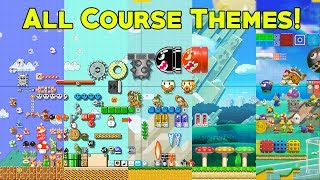 Super Mario Maker 2 - All Course Themes (All Objects, Enemies, & Items)