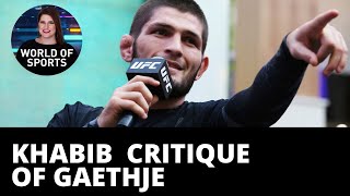 Khabib offers harsh critique of Gaethje ahead of UFC 254